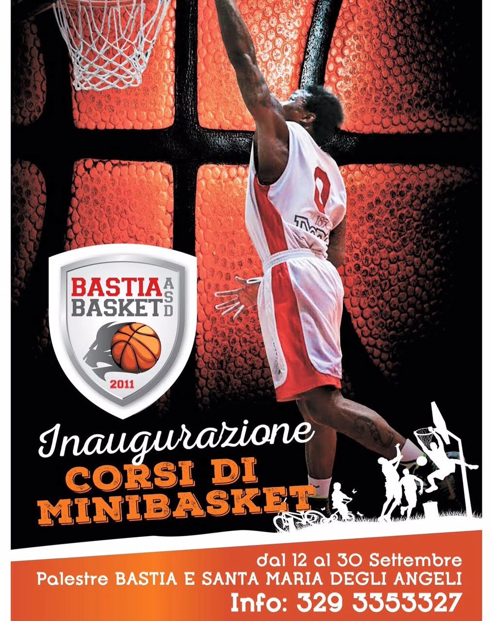 Basket Bastia, al via i corsi di minibasket dai 5 ai 12 anni
