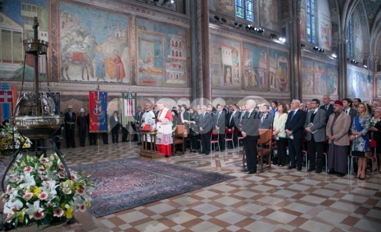 Celebrazioni francescane ad Assisi, il sindaco Proietti : “Emozione grandissima”
