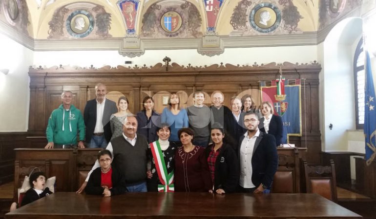 La giunta comunale di Assisi ha ricevuto la famiglia Kmosh