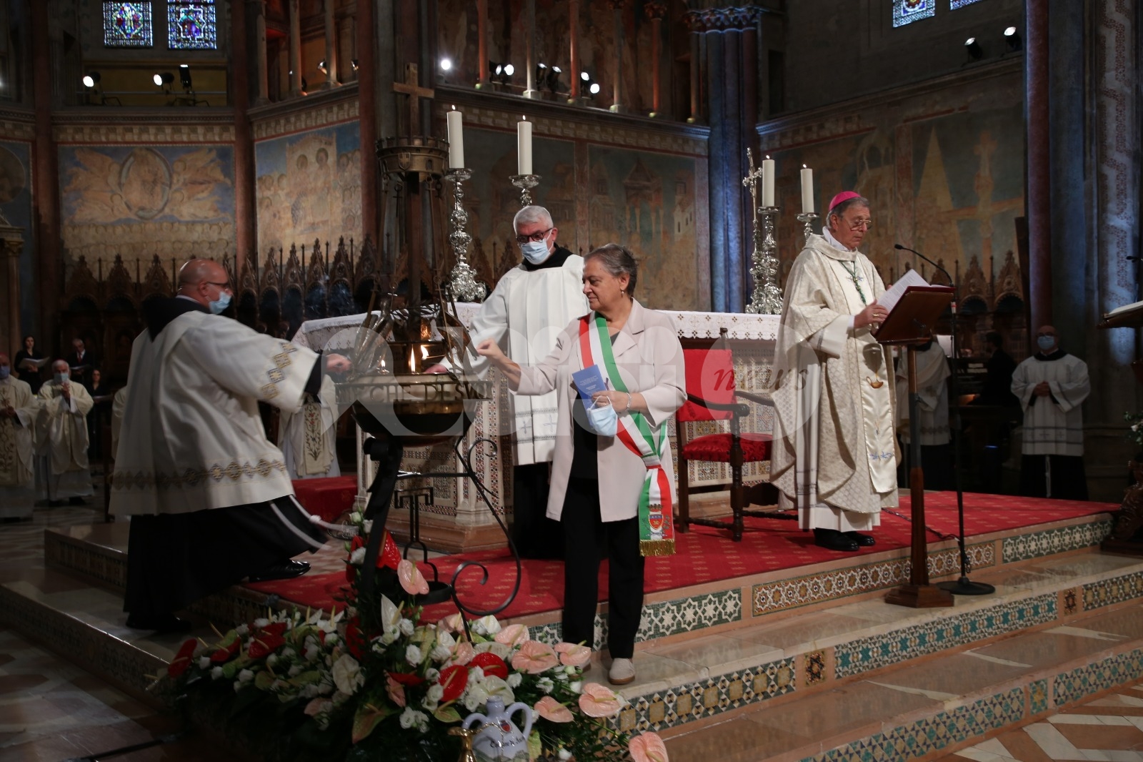 Festa di San Francesco 2020 ad Assisi, Coccia: “Italia necessita di un cambio di cultura” (foto+video)