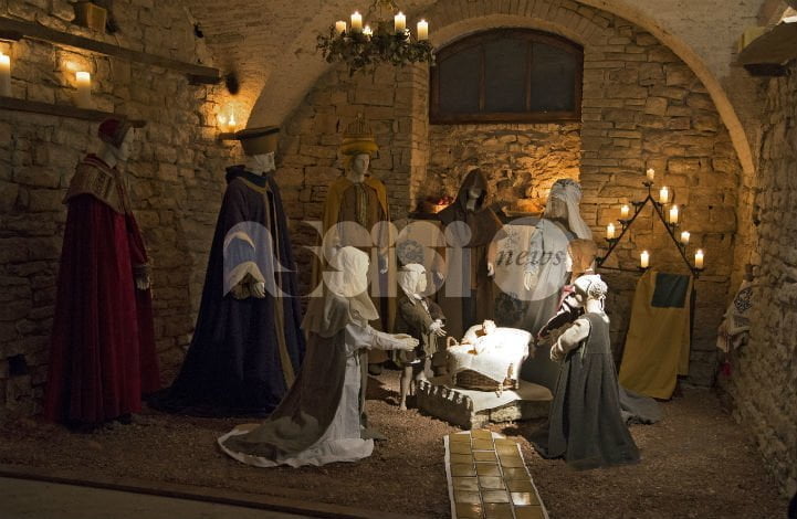 Visibile al pubblico la Natività Assisiate all’Orto degli Aghi: le foto