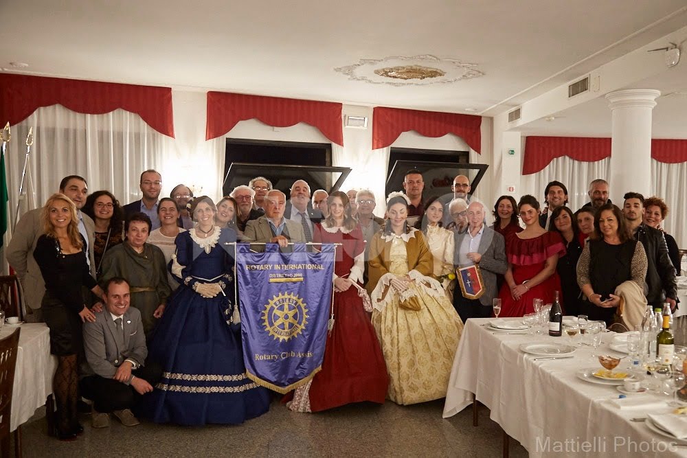 Il Rotary Club Assisi incontra Il Palio del Cupolone: le foto della serata