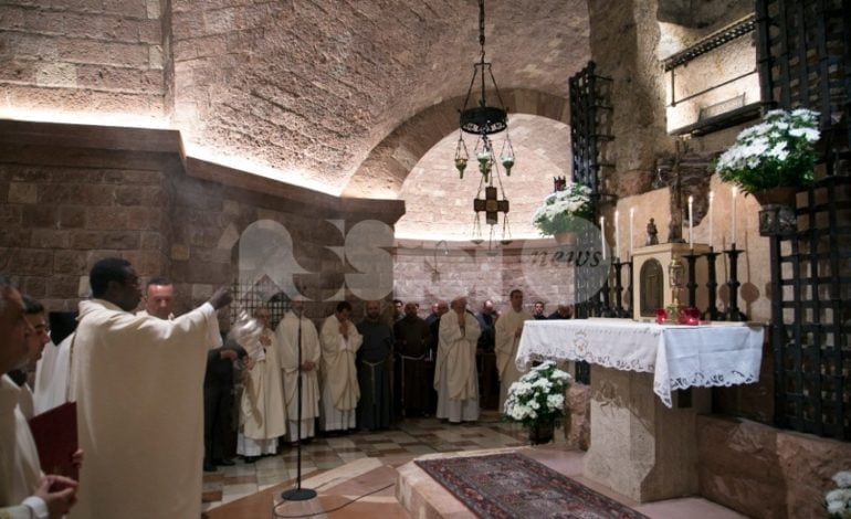 Il presidente del consiglio Giuseppe Conte ad Assisi per San Francesco 2018