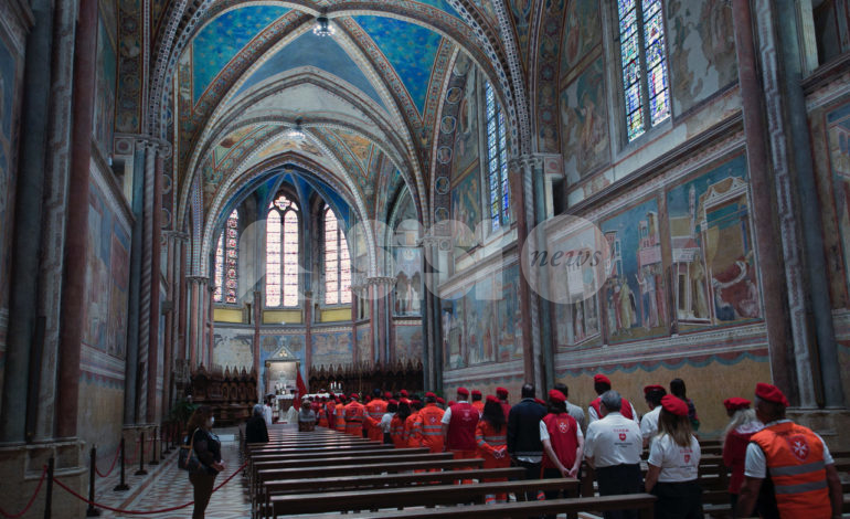 Corpo Italiano di Soccorso dell’Ordine di Malta, messa ad Assisi