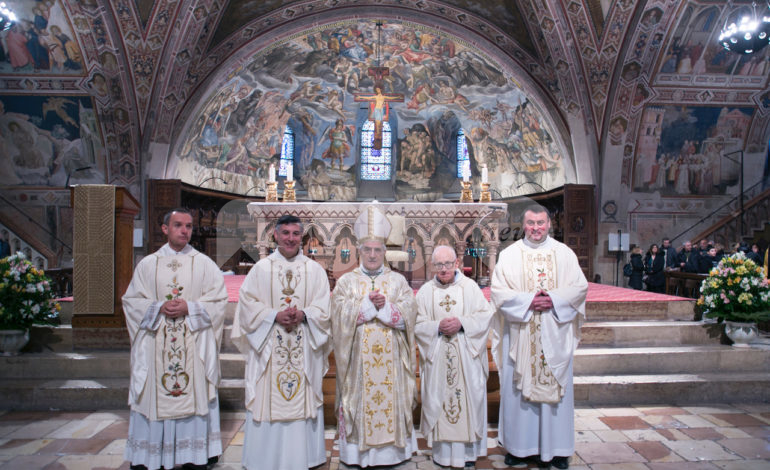 Comunità francescana in festa per cinque confratelli, tra cui Padre Fortunato (FOTO)