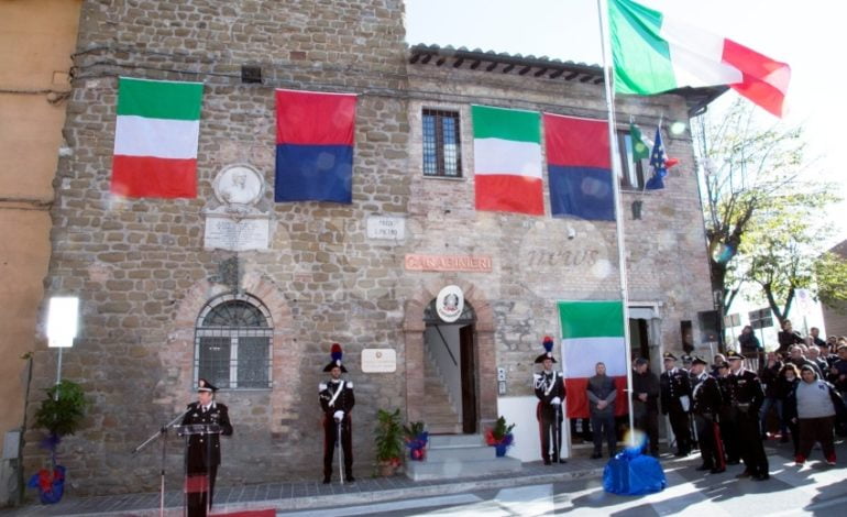 Carabinieri di Petrignano, nuova caserma: foto-video dell’inaugurazione