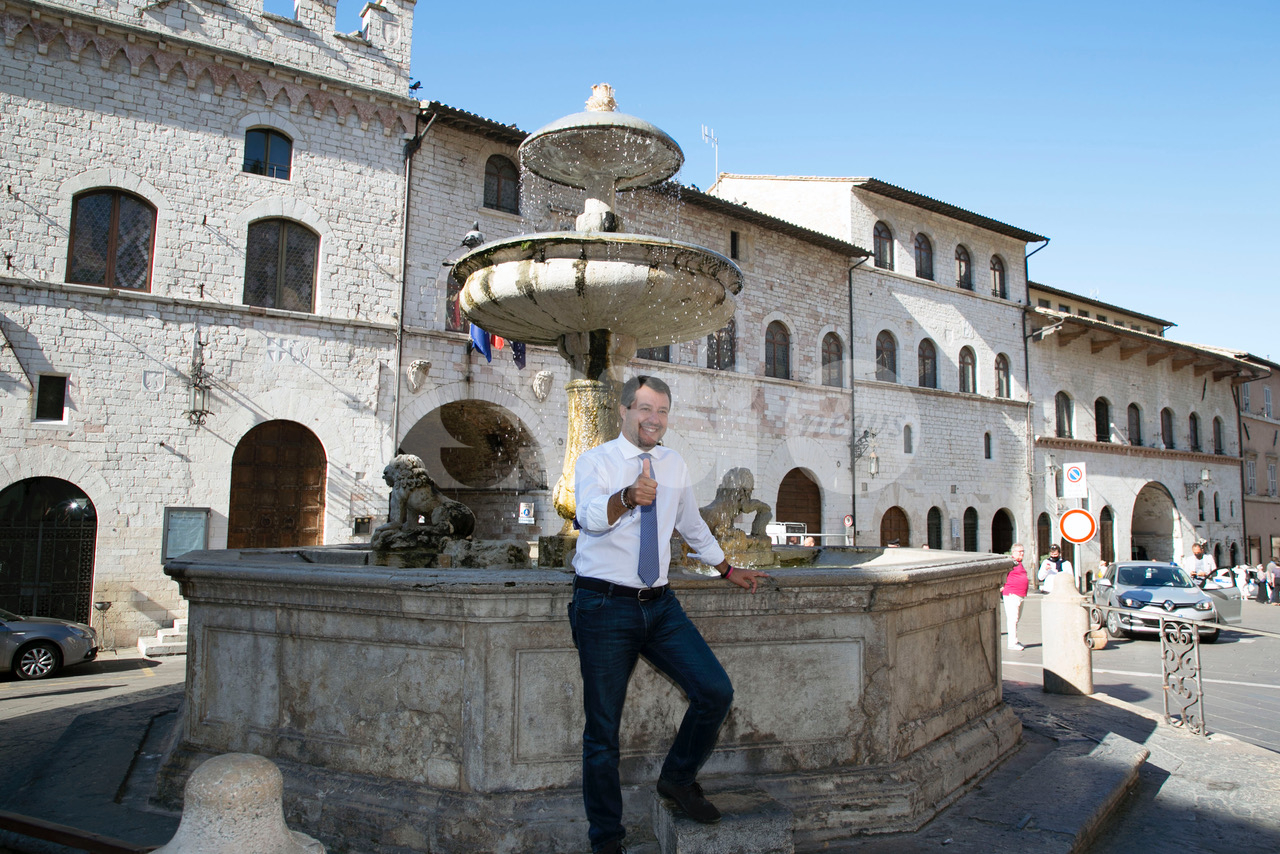 Matteo Salvini torna ad Assisi domenica 26 settembre: comizio in centro