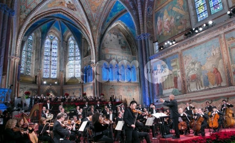 Registrato il Concerto di Natale Assisi 2016 in onda su Rai 1 il 25 dicembre