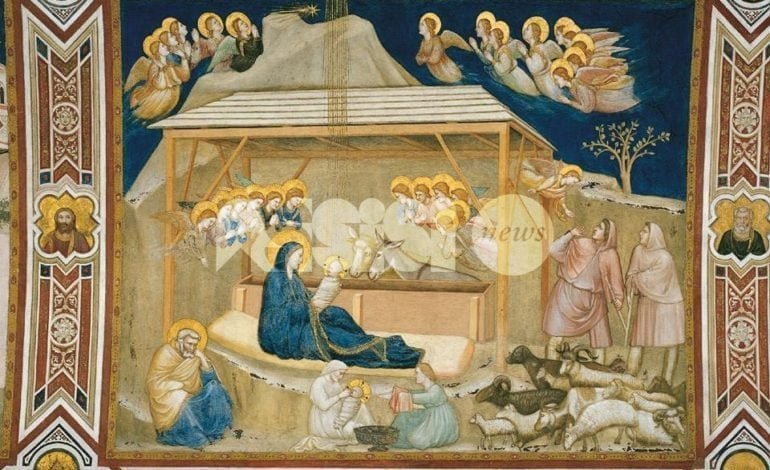 Papa Francesco sceglie la Natività di Giotto per gli auguri natalizi