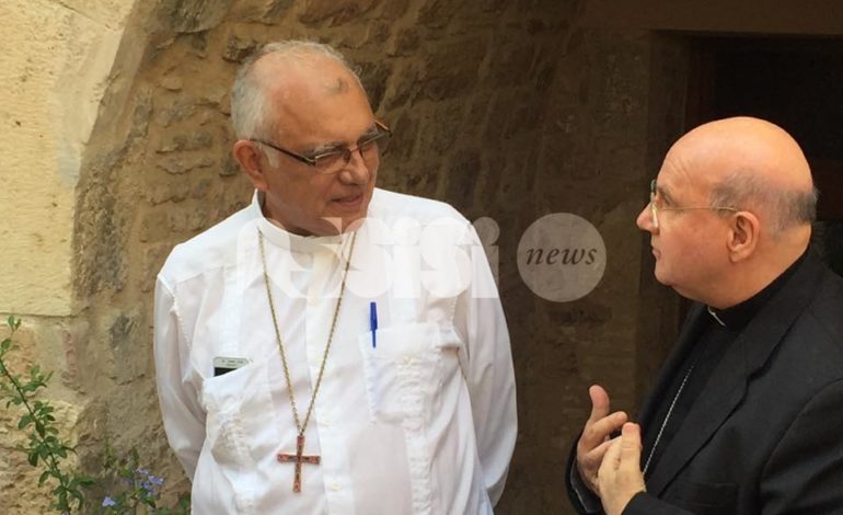 Il cardinale Porras Cardozo visita il Santuario della Spogliazione ad Assisi