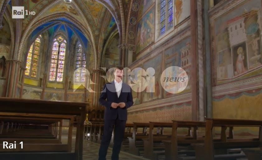 La meraviglia di Assisi in tv: Alberto Angela racconta Basilica e domus (foto+video)