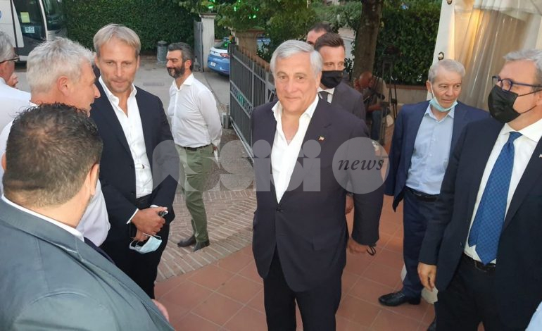 Antonio Tajani ad Assisi il 19 settembre in sostegno di Marco Cosimetti