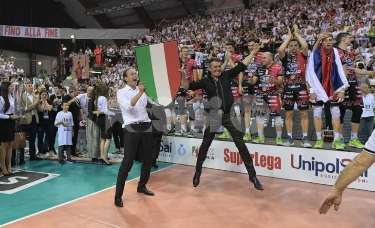 Volley, Sir Safety Conad Perugia: Bernardi ringrazia tutti, parole speciali per Gino Sirci