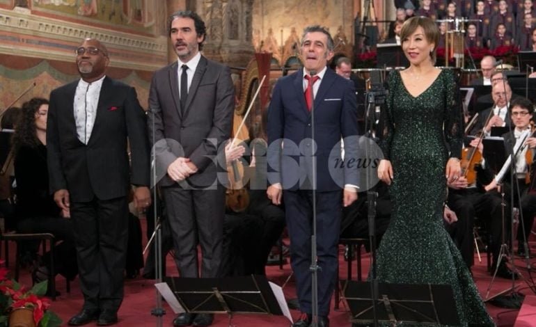 Registrato il concerto di Natale ad Assisi 2017: le foto dalla Basilica di San Francesco