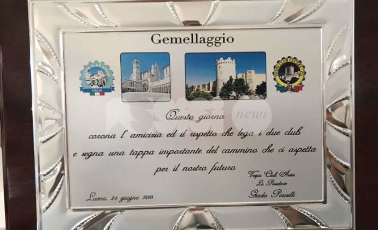 Il Vespa Club Assisi si gemella con Lucera; trasferte anche a Bologna e Umbertide