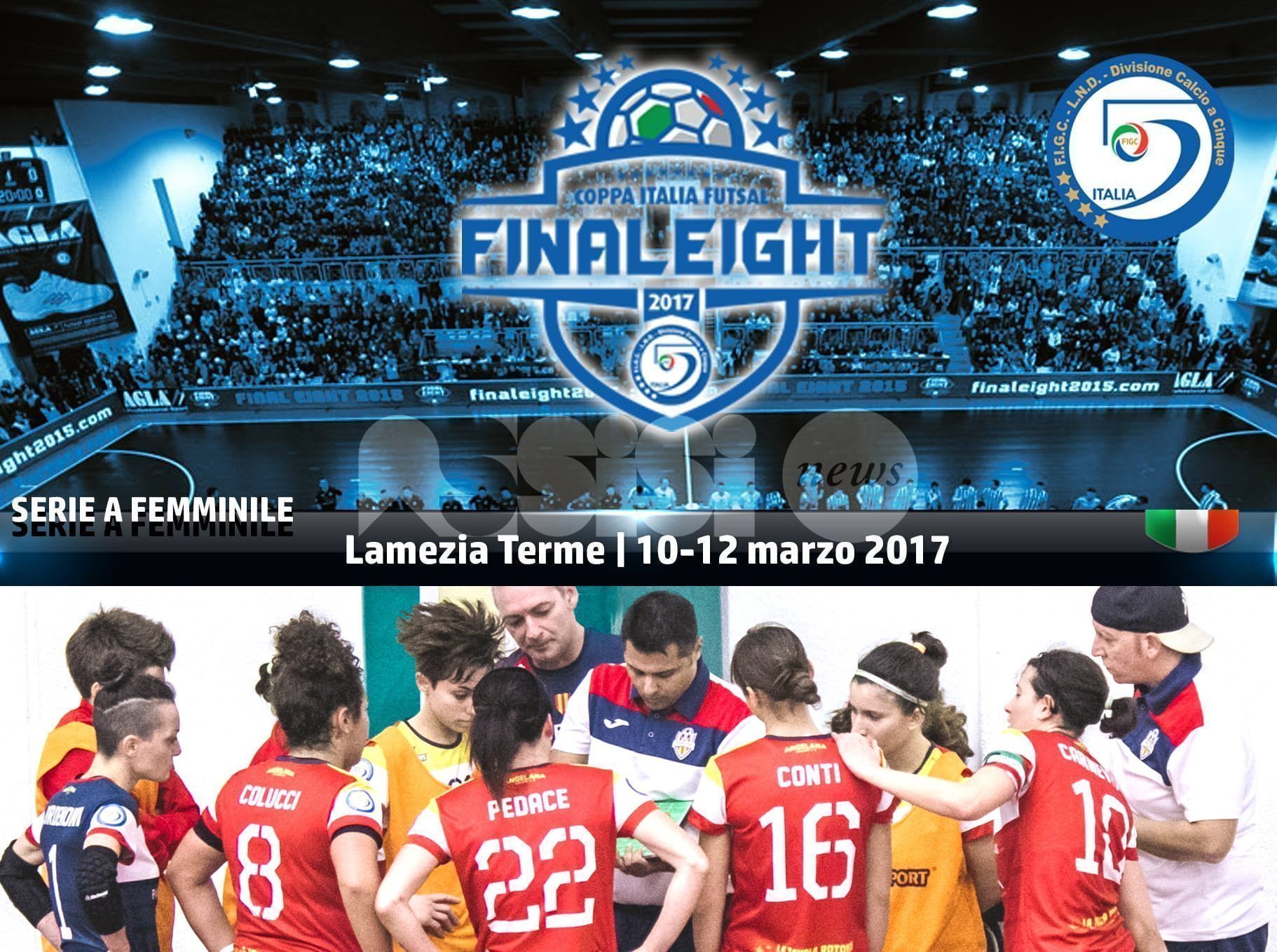 Angelana Calcio a 5 femminile a Lamezia Terme per le Final Eight di Coppa Italia