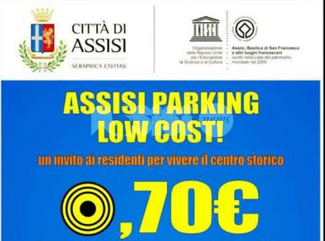 Assisi Parking low cost continua, la giunta: “Gradimento per l’iniziativa”