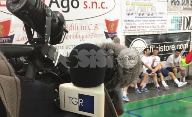 Angelana Calcio a 5 in TV: le telecamere di Rai 3 al palasport di Cannara