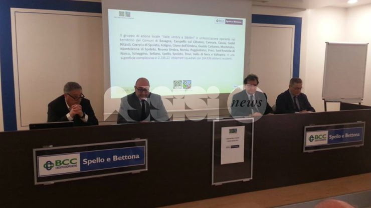 Promozione sviluppo rurale, accordo tra BCC Spello Bettona e GAL Valle Umbra Sibillini
