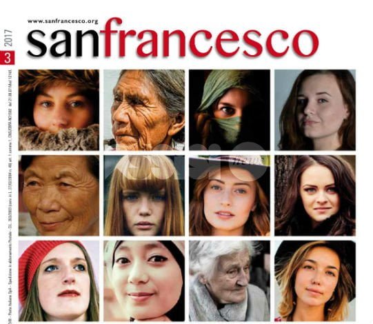 Giornata Internazionale della Donna 2017, la rivista San Francesco mette in copertina le donne sorridenti