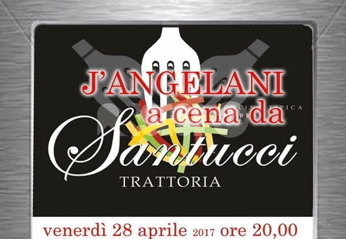 J’Angelani a cena da Santucci: l’associazione si riunisce venerdì 28 aprile