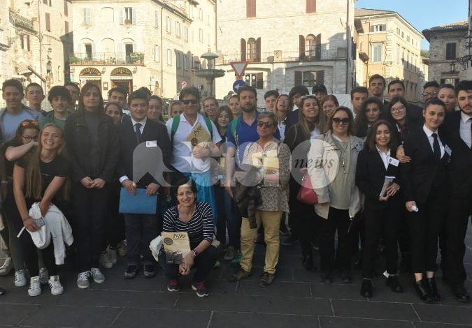 Finale di corsa campestre dei campionati studenteschi, quattrocento studenti in visita da Gubbio ad Assisi