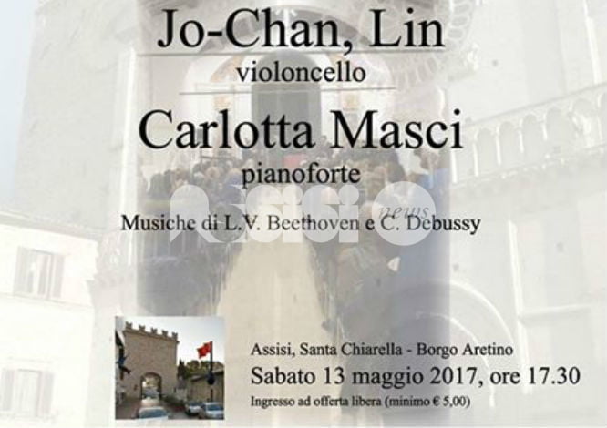Concerto in duo Lin-Masci all’oratorio Santa Chiarella di Assisi