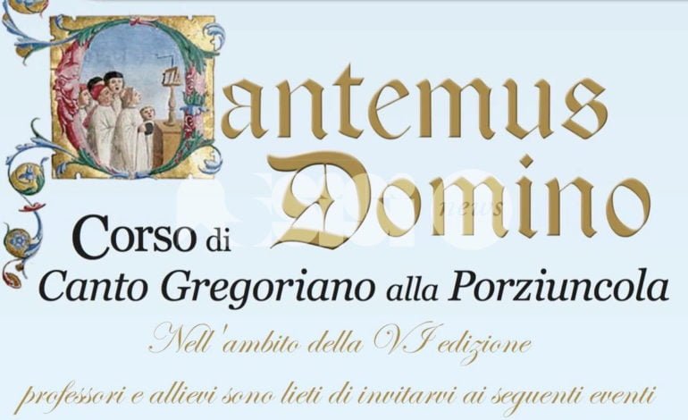 Al via Cantemus Domino, corso di canto gregoriano alla Porziuncola