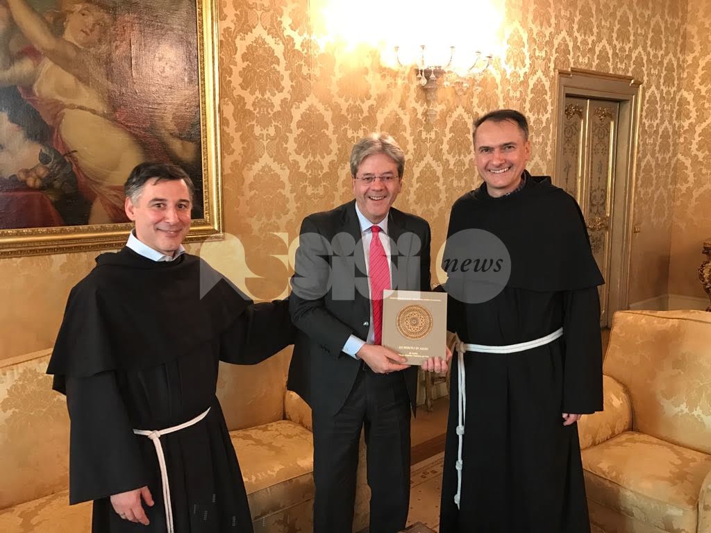 Paolo Gentiloni ad Assisi per la solennità di San Francesco 2017