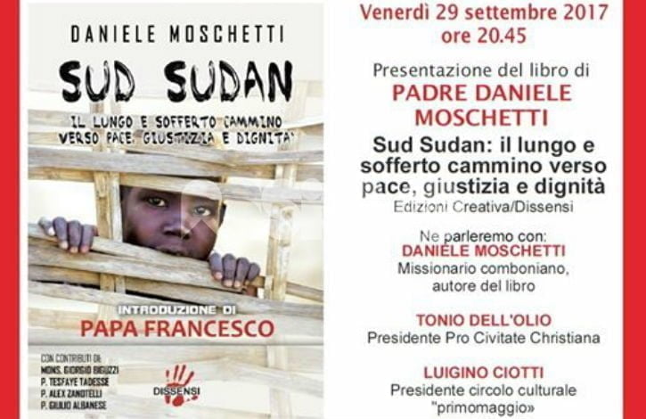 Sud Sudan, ad Assisi la presentazione del libro di Padre Daniele Moschetti