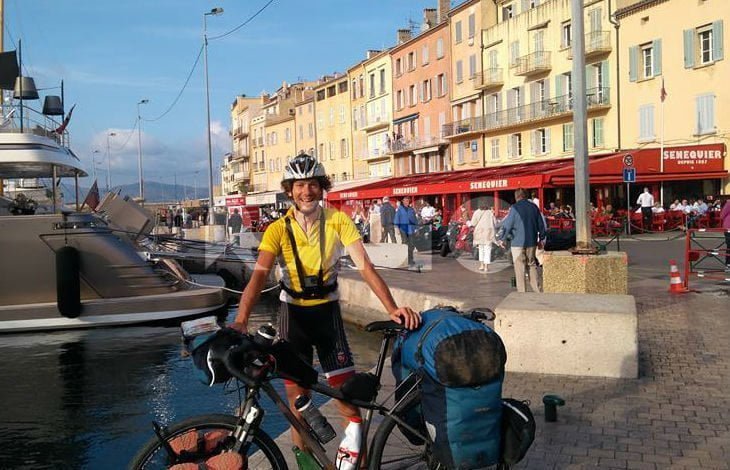 Ivan Bianconi, un angelano in bicicletta da Foligno a Città del Capo