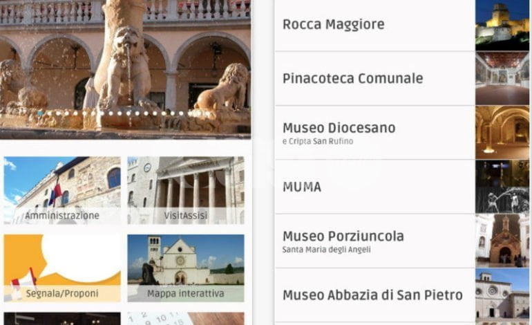 L’App del Comune di Assisi piace a italiani e americani