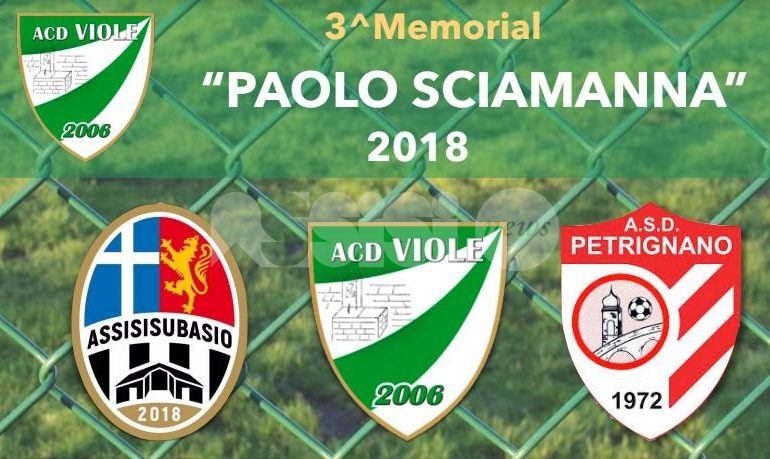 Memorial Paolo Sciamanna 2018, si sfidano Assisi Subasio, Petrignano e Viole
