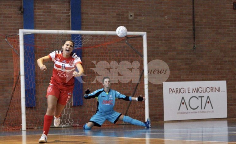 Perugia Futsal, cinque gol al Sassoleone e prima vittoria interna in campionato