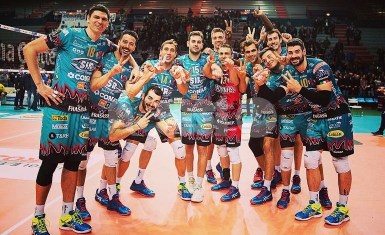 Sir Volley Perugia padrona assoluta in Superlega: ottava vittoria consecutiva
