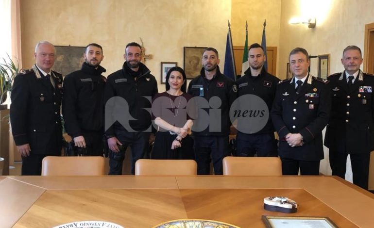 Il sindaco di Assisi incontra i vertici dell’Arma: “Grazie a nome della città”