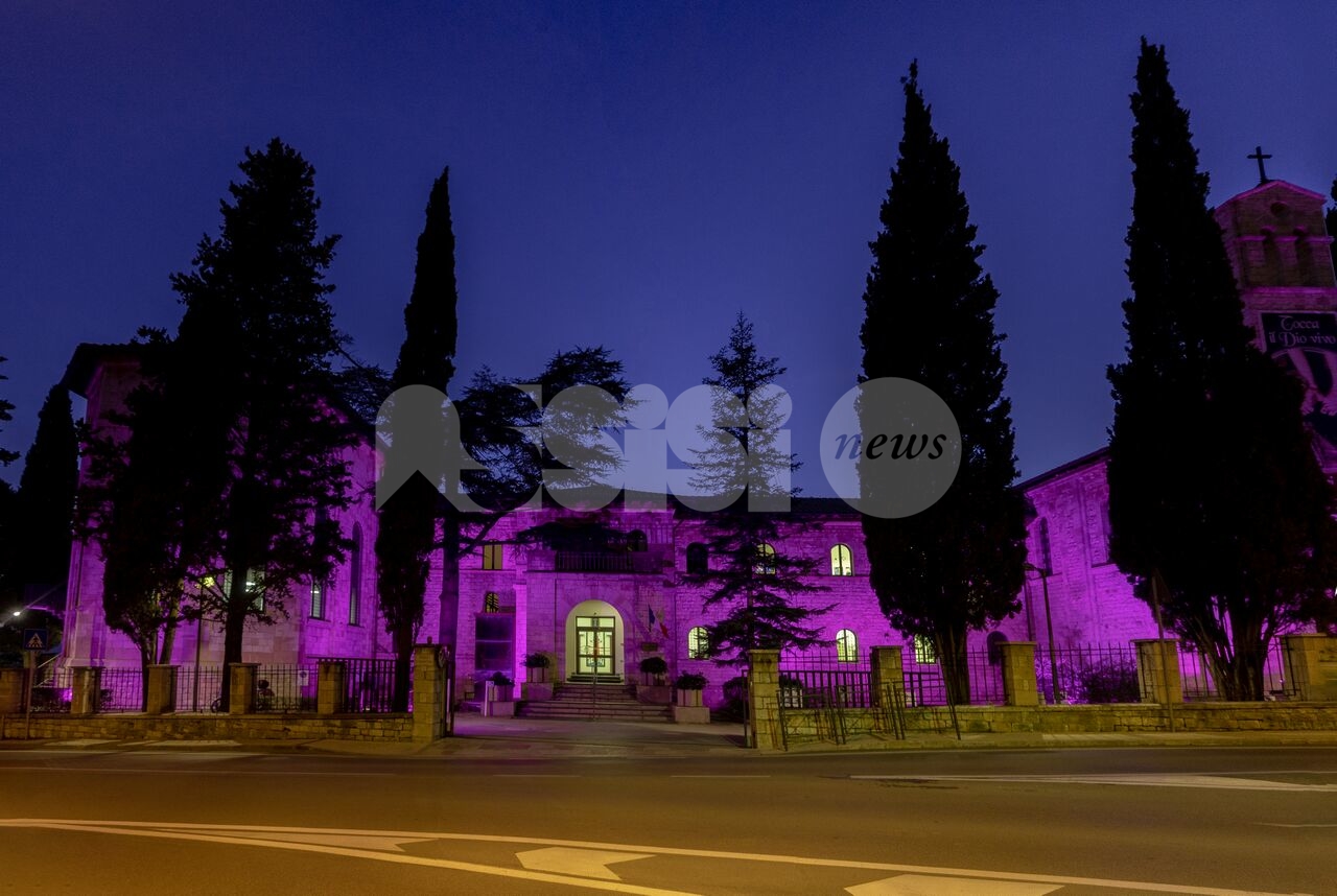 Giornata mondiale dell'epilessia 2019, il Serafico di Assisi si illumina di viola