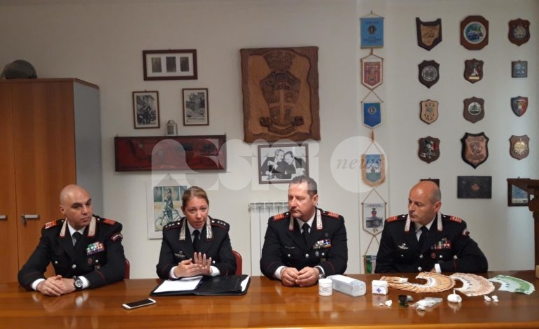 Operazione cocktail, i carabinieri di Assisi sgominano un giro di spaccio di cocaina (foto+video)