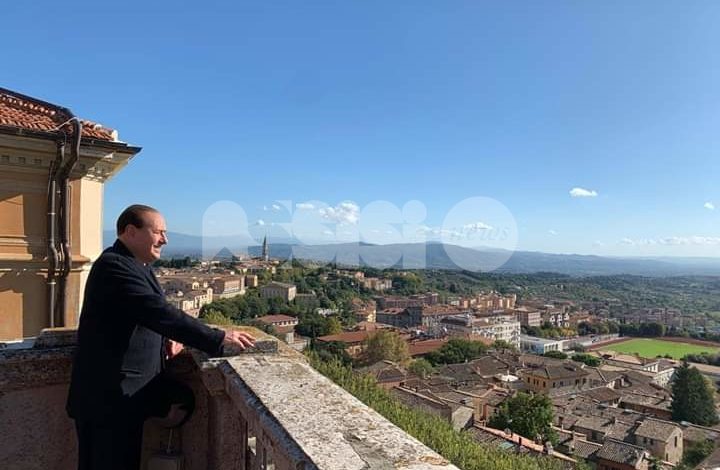 Silvio Berlusconi ad Assisi, rush finale per le Regionali 2019 in Umbria