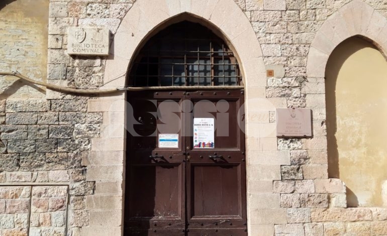Biblioteca comunale di Assisi, dal 25 maggio si riparte ma su prenotazione