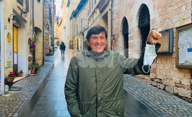 Gianni Morandi ad Assisi passando per Spello: il cantante nuovamente in Umbria