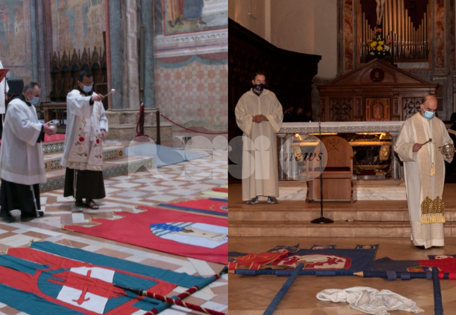 Calendimaggio di Assisi 2021, Magnifica e Nobilissima non fermano la tradizione (foto)