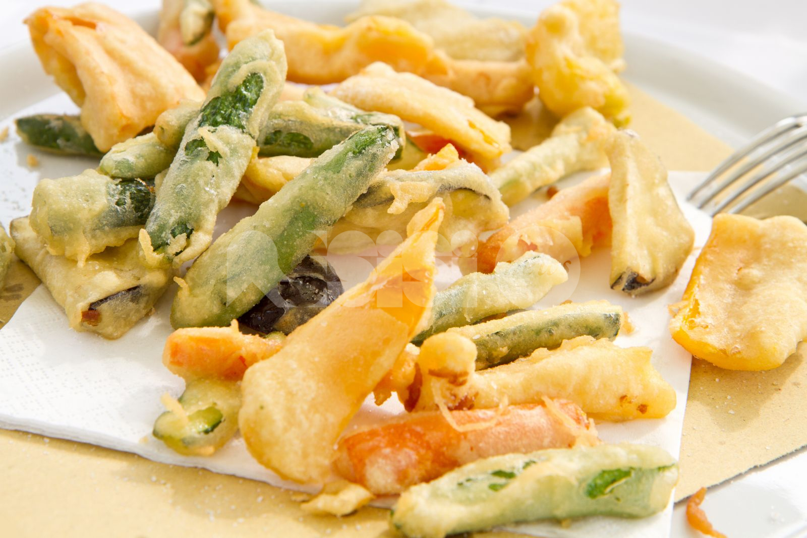 Fritto misto di verdure all'italiana, ingredienti e preparazione