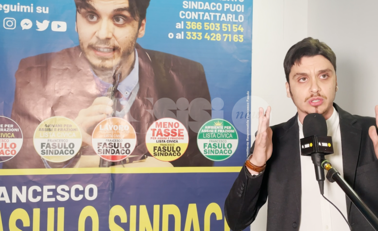 Francesco Fasulo, l’intervista ad AssisiNews per le amministrative 2021 (video)