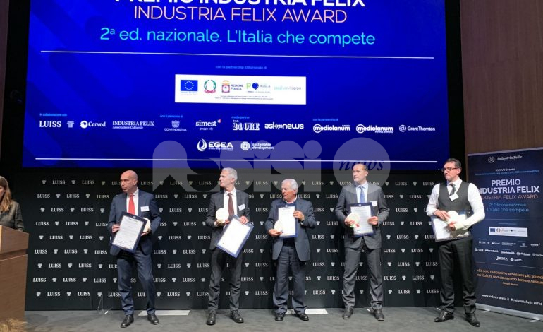 Manini Prefabbricati vince il premio “Industria Felix – L’Italia che compete”