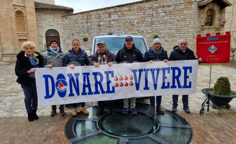 I tassisti di Assisi e Avis insieme per la donazione di sangue