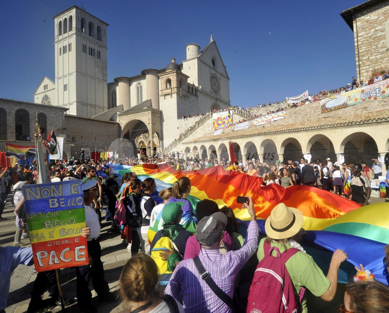 Marcia per la pace straordinaria Perugia-Assisi, "Insieme per non violenza e disarmo"