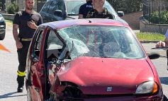 Incidente a Costano, ferita una donna: ambulanza sul posto (foto)