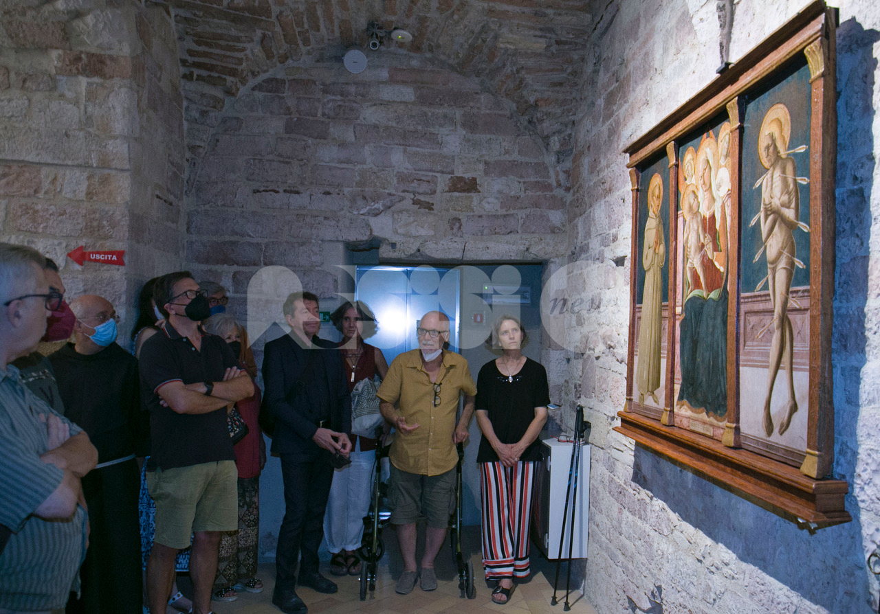 Presentato al Museo Diocesano il restauro del trittico di Matteo da Gualdo (foto)