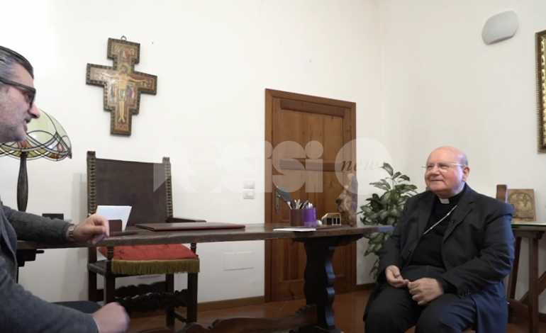 Monsignor Domenico Sorrentino ad Assisi News: “Che sia un anno pieno di impegno, speranza, pace e amore” (video intervista)